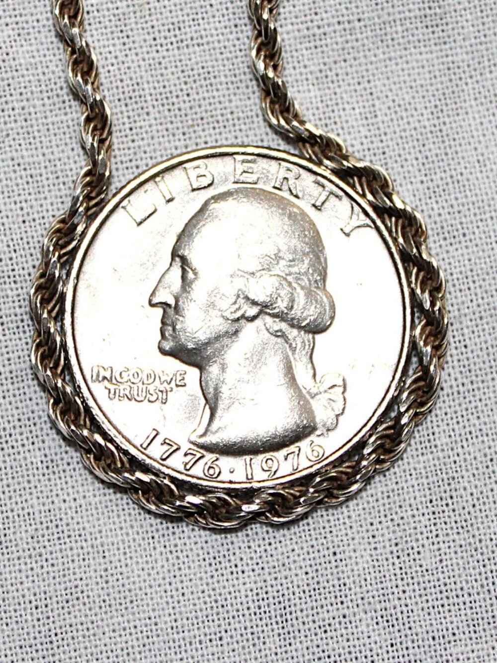 Sterling Silver 20 Inch Rope Chain Necklace - Picture 2 of 5